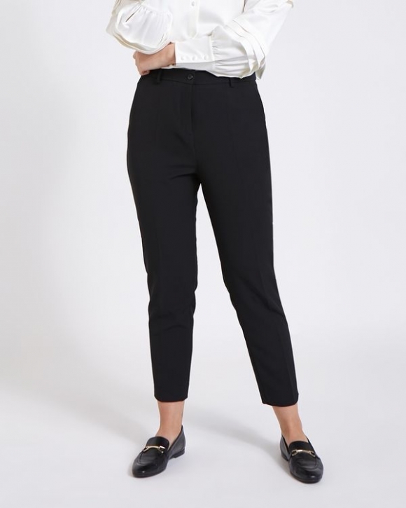 Paul Costelloe Living Studio Black Straight Leg Trousers Paul Costelloe Living Studio Black Straight Leg Trousers