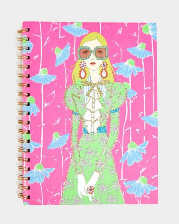 Savida B5 Glitter Print Notebook Savida B5 Glitter Print Notebook