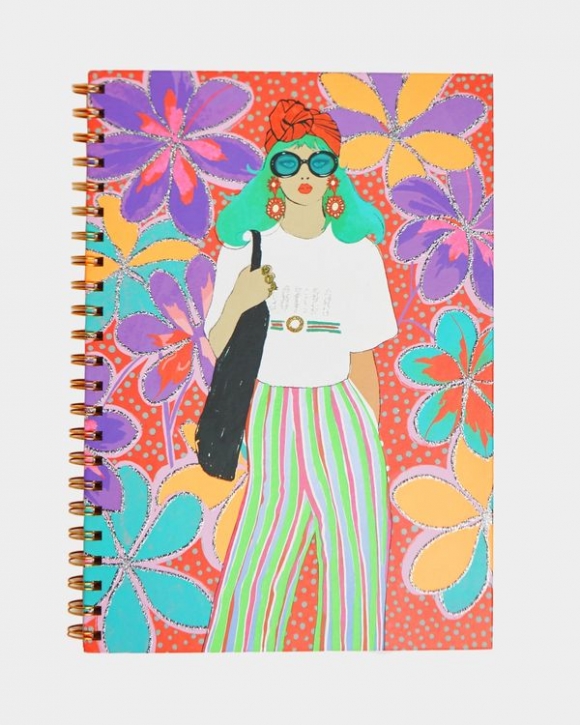 Savida A4 Glitter Print Notebook Savida A4 Glitter Print Notebook