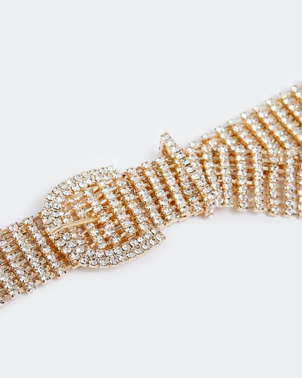 Rhinestone Buckle