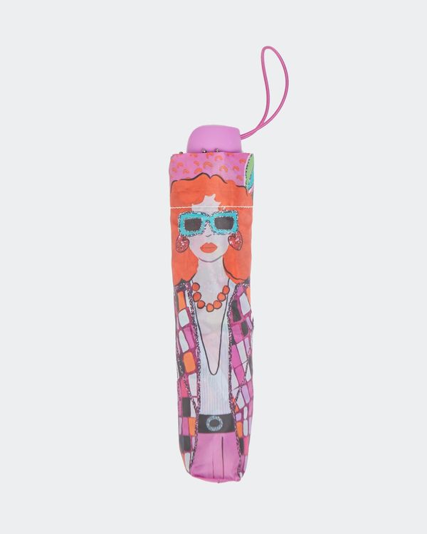 Savida Graphic Print Umbrella