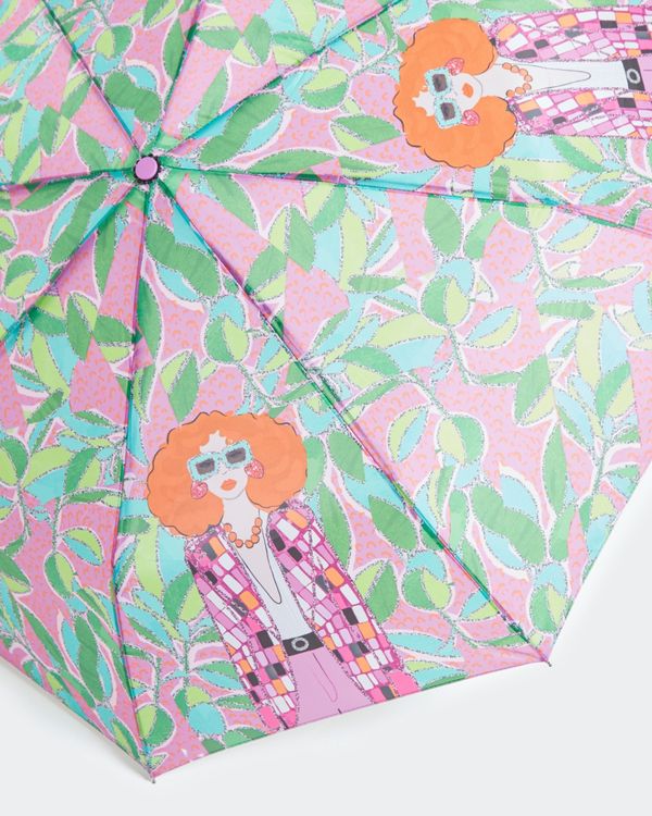 Savida Graphic Print Umbrella