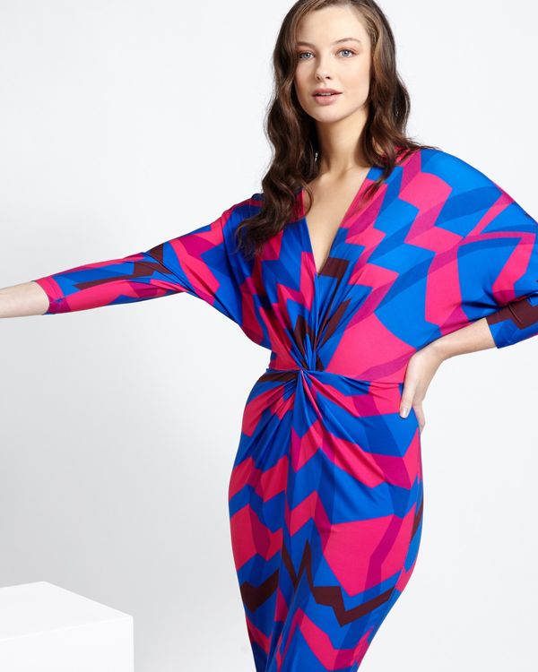 Lennon Courtney at Dunnes Stores Twister Print Dress