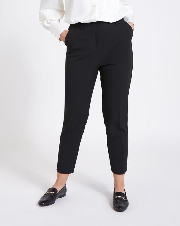 Paul Costelloe Living Studio Black Straight Leg Trousers