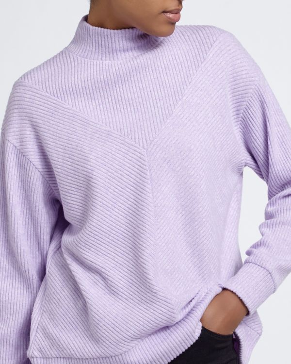 Rib High Neck Jumper