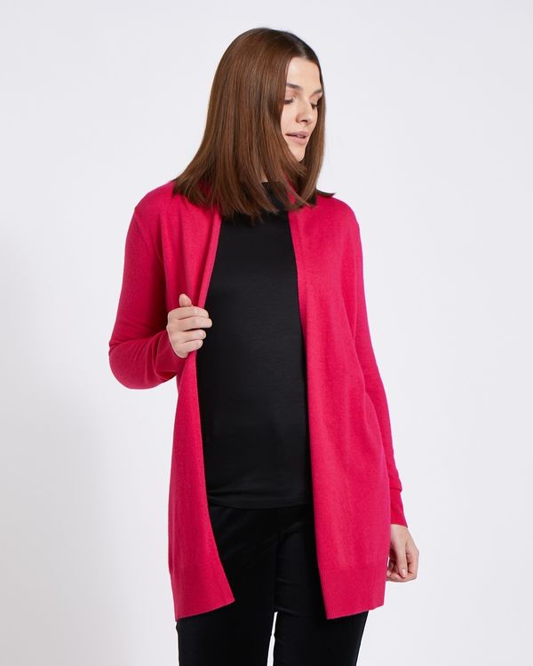 Paul Costelloe Living Studio Pink Shawl Cardigan