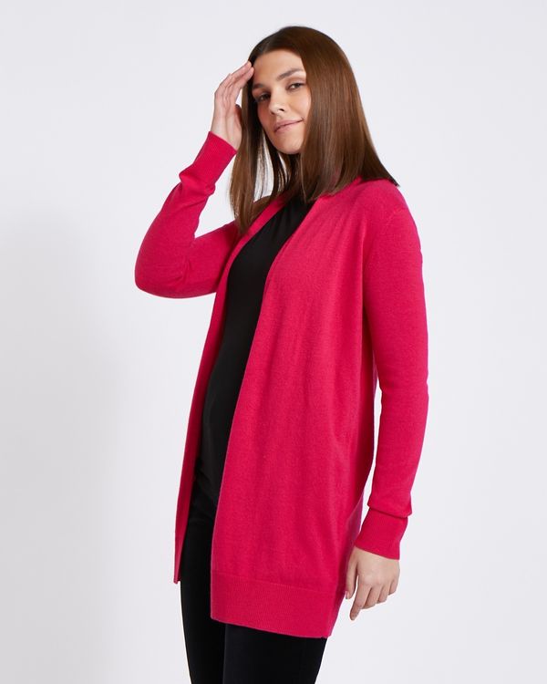 Paul Costelloe Living Studio Pink Shawl Cardigan