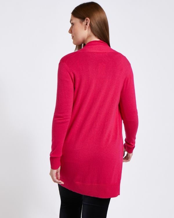 Paul Costelloe Living Studio Pink Shawl Cardigan