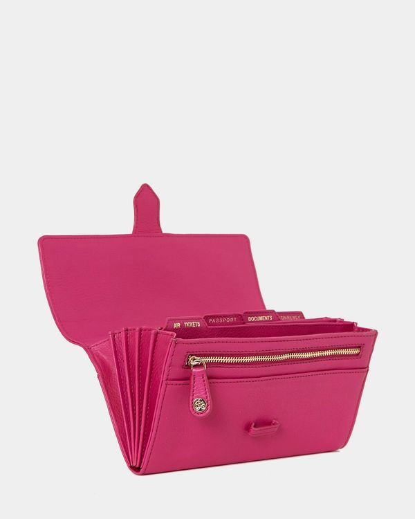 Paul Costelloe Living Studio Travel Wallet Pink