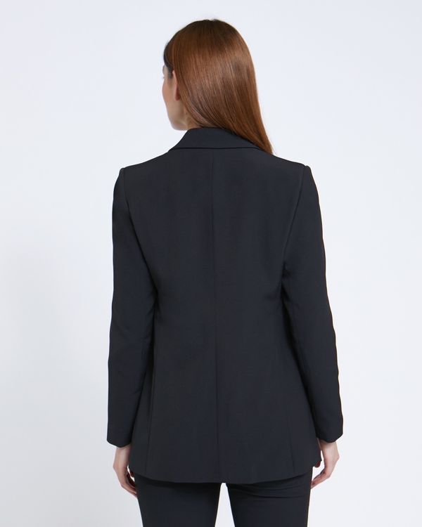 Paul Costelloe Living Studio Black Double Breasted Blazer